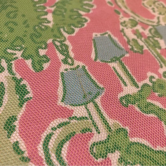 Moshita Couture yellow bird printed Dress with matching jacket size medium - Picture 9 of 10